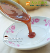 浓稠的秋梨膏