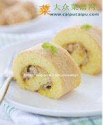  肉松海苔蛋糕卷