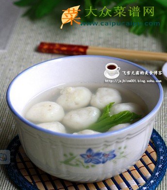 清汤鱼圆