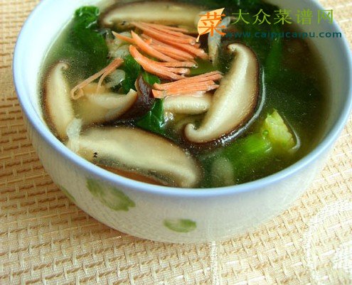 香菇青菜汤