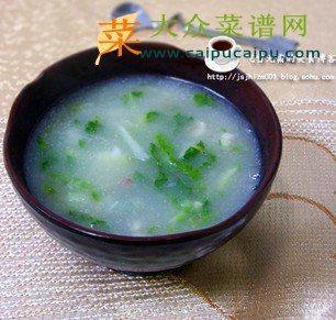 青菜糯米糊