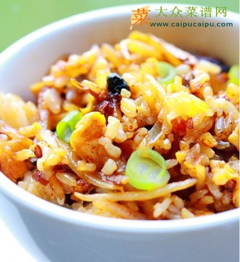 香辣土豆丝炒饭