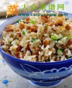 香葱豆干炒饭
