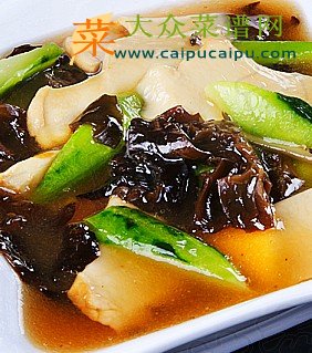黑麦汁溜白灵菇片