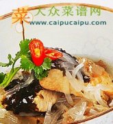 萝卜丝烧素鱼