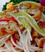 三丝炒面筋