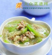 肉末烧丝瓜