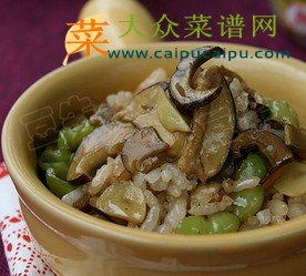 野生菌焖饭