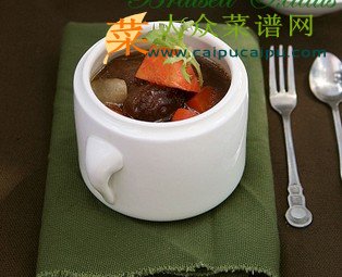 红酒炖牛尾