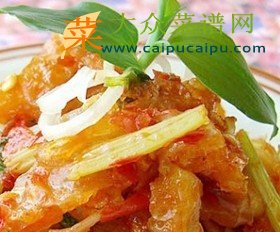 酸辣泡椒炒鱼肚