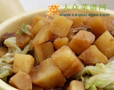 土豆熬白菜