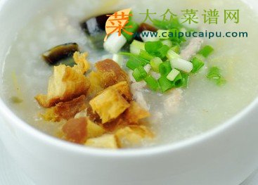 姜丝皮蛋瘦肉粥