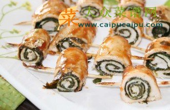 海苔鸡肉卷