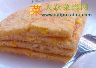 椰香玉米烙