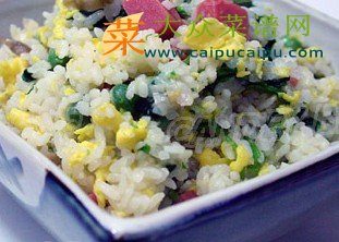 菠菜蛋炒饭