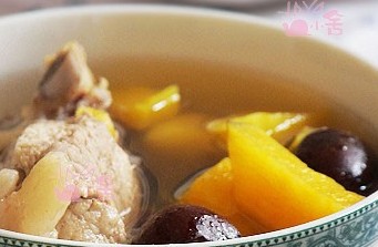 红薯栗子排骨汤
