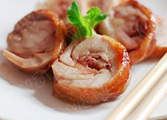 叉烧鸡肉卷