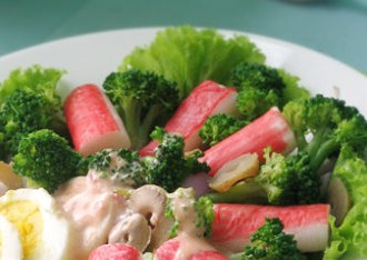 蟹柳蔬菜沙拉