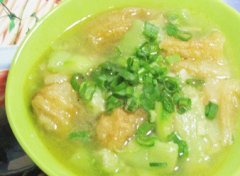 丝瓜油条汤