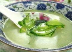 皮蛋黄瓜汤