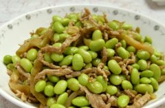 毛豆榨菜肉丝