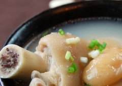 雪豆蹄花汤
