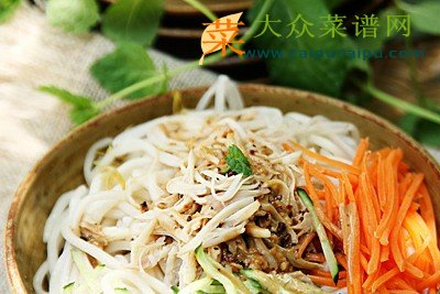 麻酱鸡丝凉面