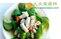 白炒墨鱼