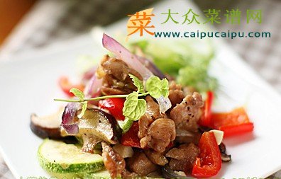 时蔬烤鸡腿肉