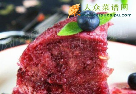 蓝莓布丁
