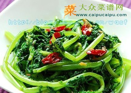 凉拌茼蒿