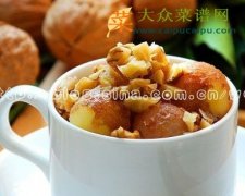 浇汁水果球