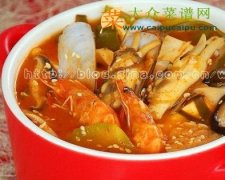 韩式海鲜大酱汤