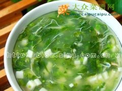 鸡汤青菜钵