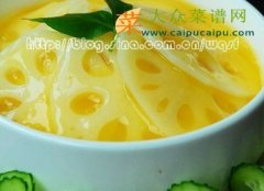橙汁藕片