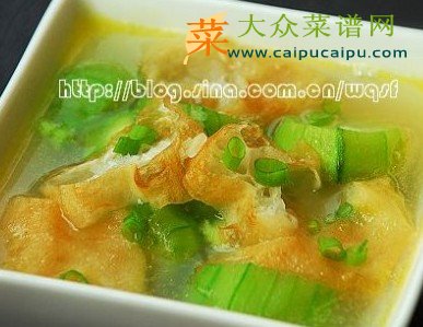 油条丝瓜汤