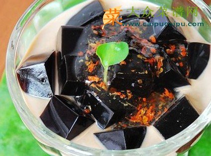 桂花仙草冻