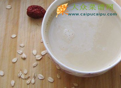 红枣燕麦豆浆