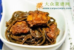 干豇豆烧排骨