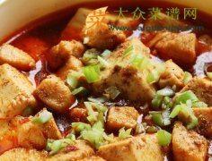 麻辣鸡粒豆腐