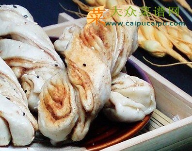 生煎芝麻酱花卷