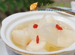 雪梨甜豆花