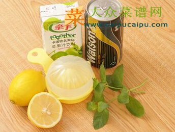 柠檬苹果汽水