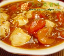 番茄豆腐