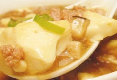 香菇肉末豆腐