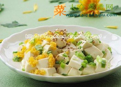 咸蛋拌豆腐