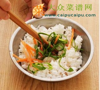 蔬菜虾仁煎米饼