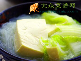 粉丝豆腐汤