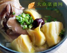 冬笋母鸡汤