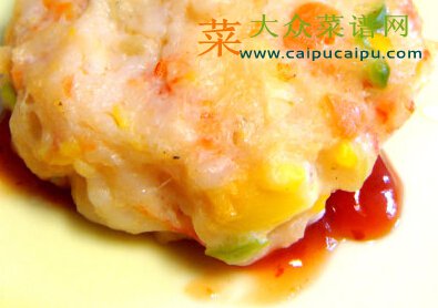 清蒸虾饼
